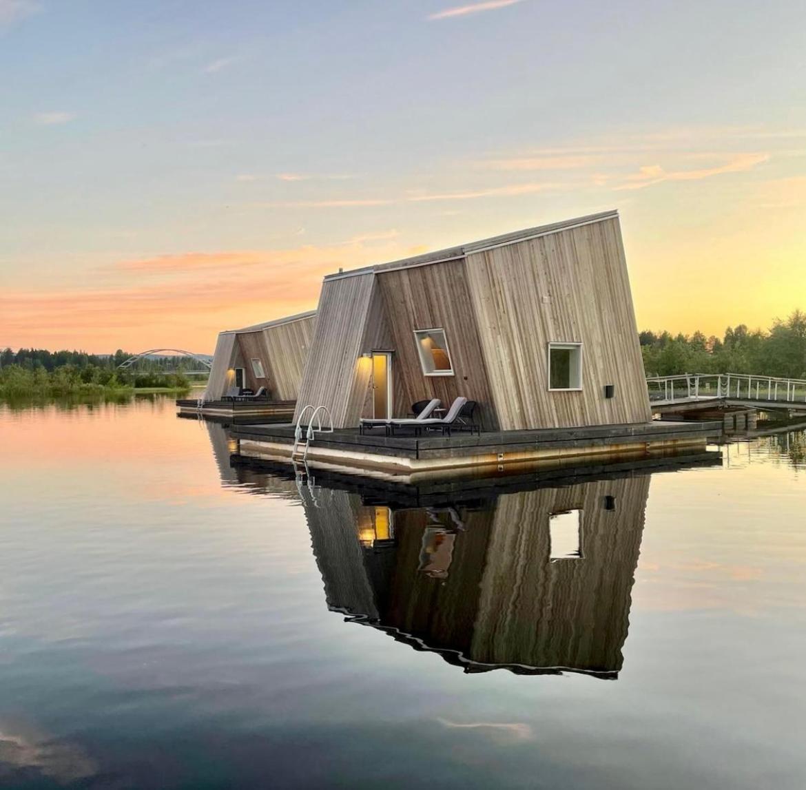 Arctic Bath Hotel Harads Bagian luar foto